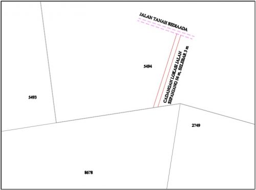 proposed road access plan